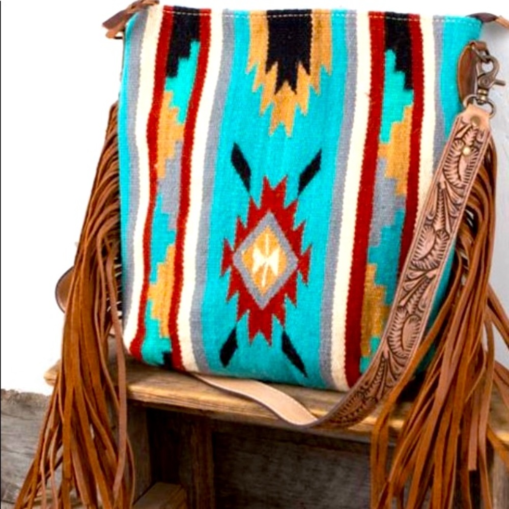 Saddlepad Fringe Crossbody Bag